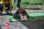 Biathlon shot and obstacle race in annecy