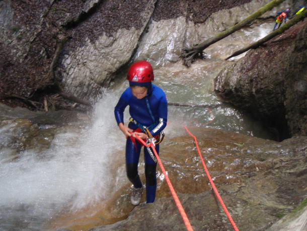 Canyoning in the French Alps