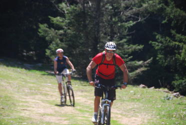 downhill Mountain Biking on the Semnoz