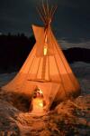 Teepee evening with Annecy Aventure
