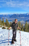 Snowshoeing Semnoz
