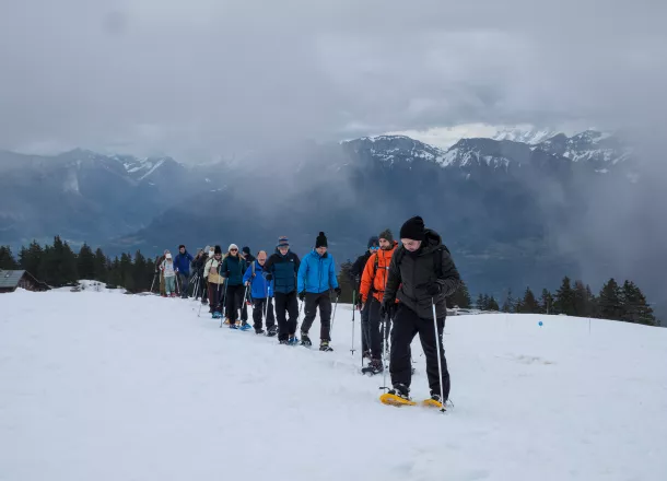 Snowshoeing with Annecy Aventure 