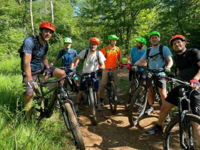 Descente en VTT du Semnoz