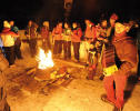 Winter Evening Party Mountain Annecy