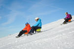 Snow sliding activity 
