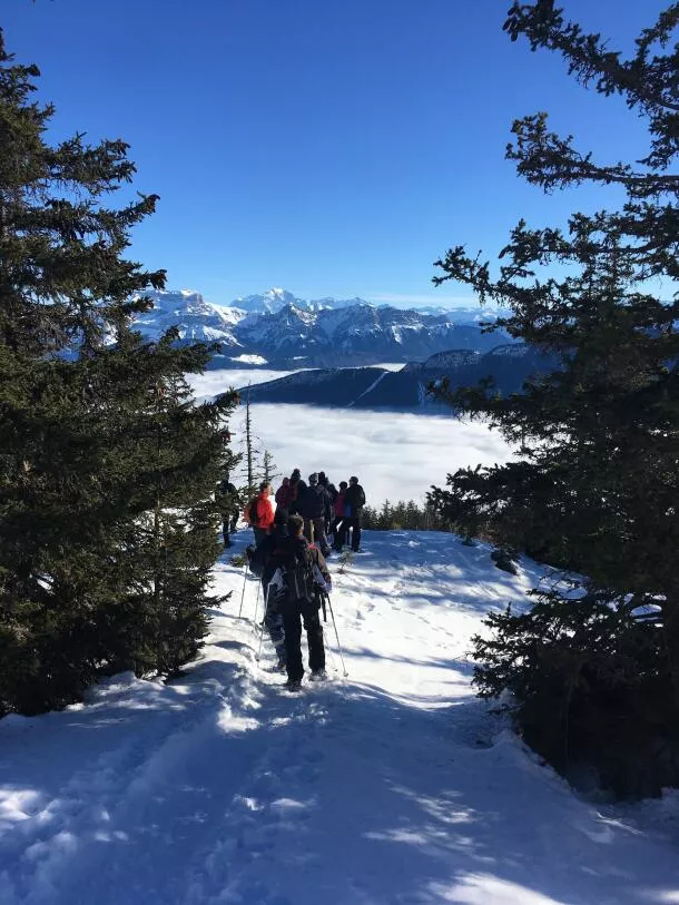 Snowshoeing Annecy Pays de Savoie
