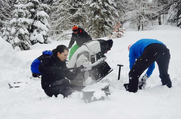 Challenge trappeur en montagne