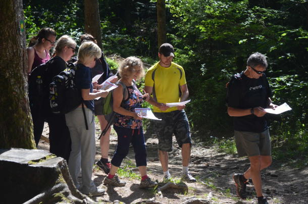 Orienteering in teams 
