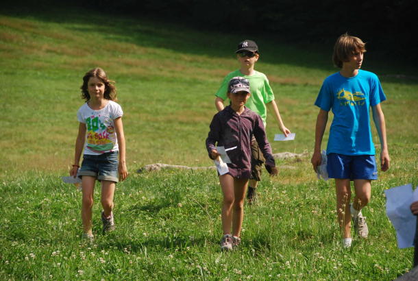 Orientering race for family Annecy