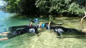 Baignade et snorkelling au lac