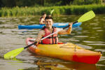 kayak lac jeunes