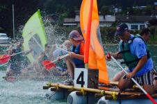 Raft building seminar Lake Annecy