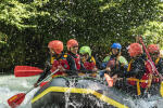 Rafting trip on the Isere river