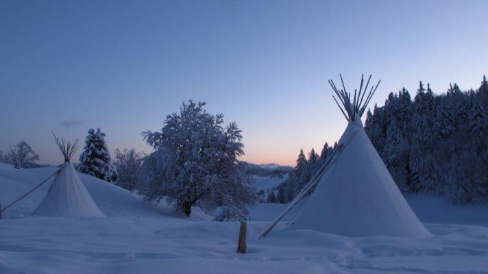 Village Tipi du Revard séminaire Annecy