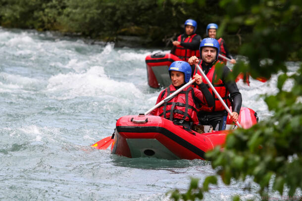 Canoraft on Isere River Annecy
