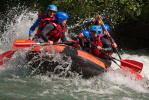 Rafting on the Isère River near Annecy 