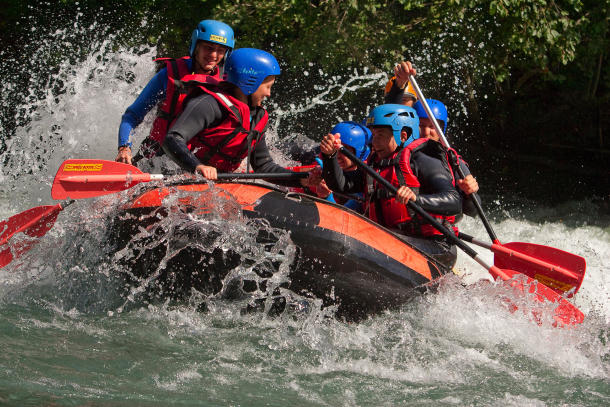 Rafting sur l'Isère près d'Annecy
