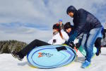 Challenge des Neiges - Curling humain