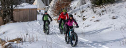 Fatbike depuis le Village Tipi