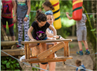 Fun game for young people Lake Annecy