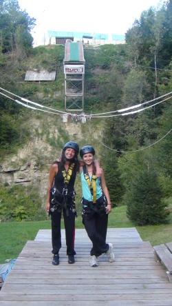 Tandem Bungee jumping