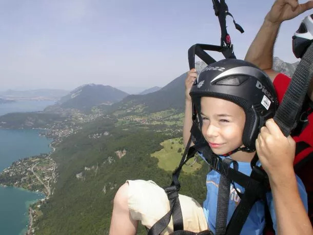 Vol en parapente enfant Annecy 