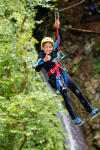 Tyrolienne au dessus du Canyon 