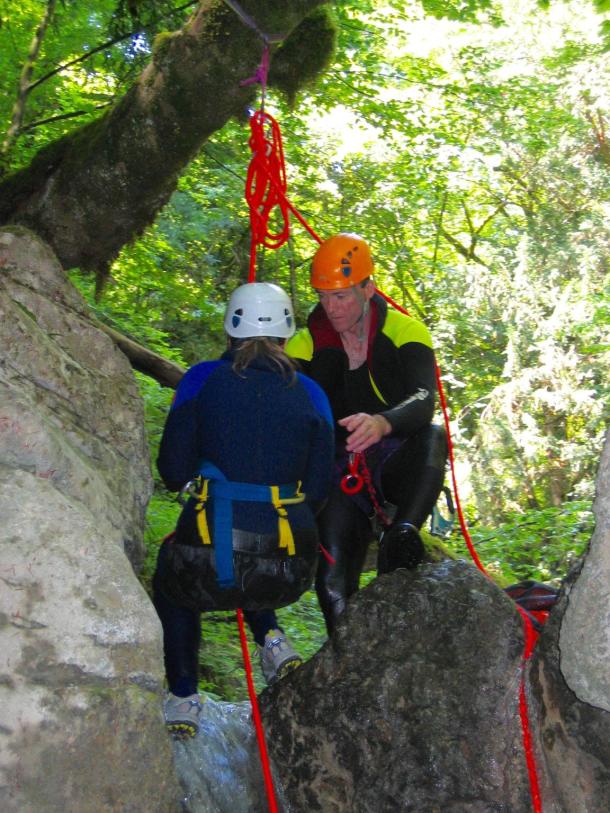 Canyoning excursion in Annecy