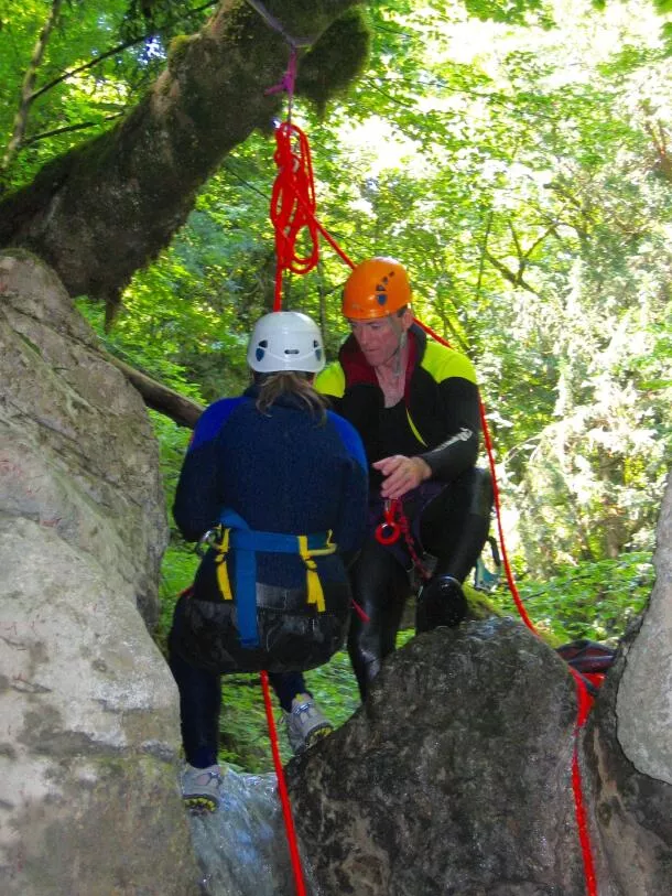 Canyoning excursion in Annecy