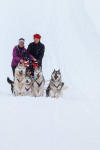 Dog sledding in Annecy