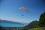 Paragliding flight Annecy Talloires