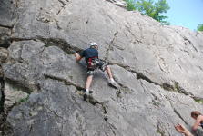 Rock climbing level Grande Jeanne Annecy
