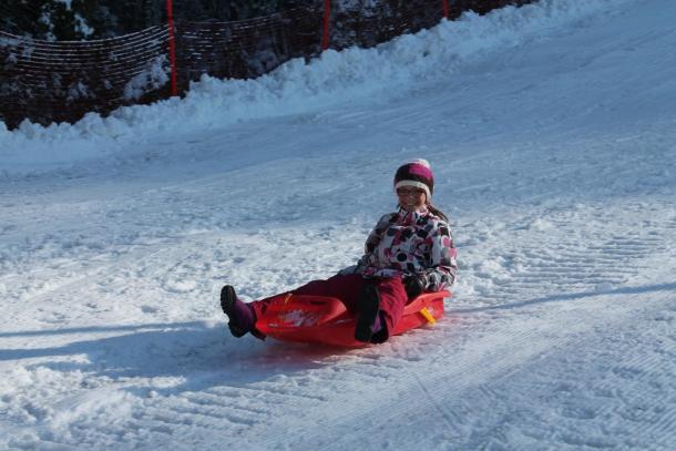Tobogganing Annecy 