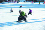 Sled and restaurant evening Annecy Semnoz