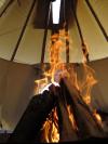 Teepee seminar evening at the Revard