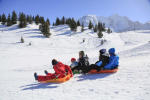 Sledge downhill Annecy