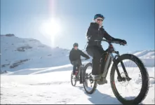Vélo électrique sur neige