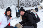 First sled dog ride for 4 people