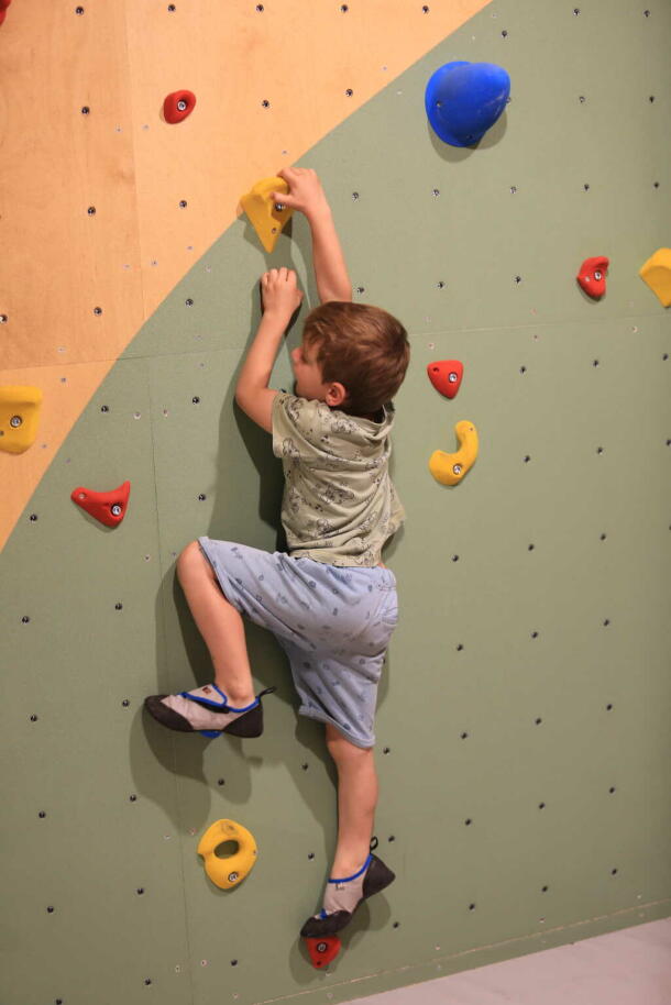 escalade indoor en famille