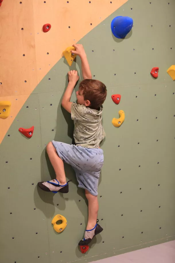 escalade indoor en famille