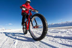 Fatbike on snow