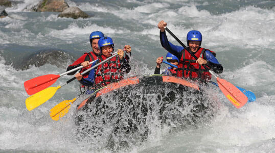 Integral Rafting descent of Isère river
