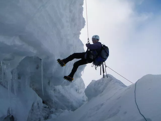 Escalade sur Glace