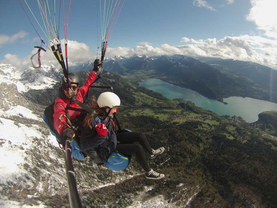 Parapente annecy lac et montagne