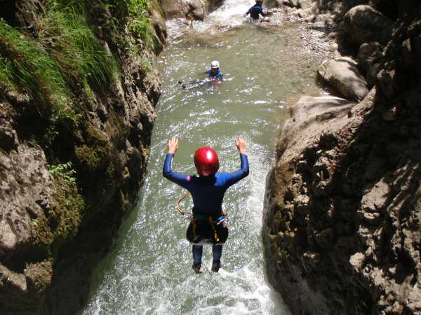 canyoning lac d'annecy