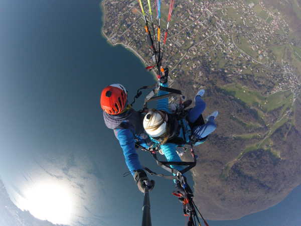 parapente lac annecy