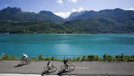 vélo lac annecy