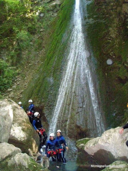 Canyoning cotations verticalité