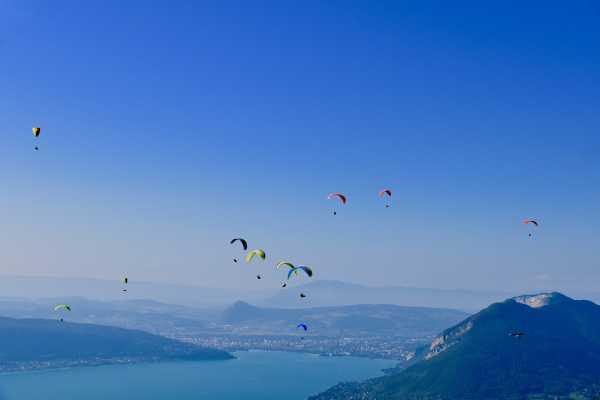 parapente lac d'annecy