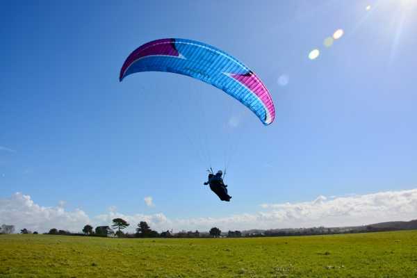 atterrissage vol en parapente